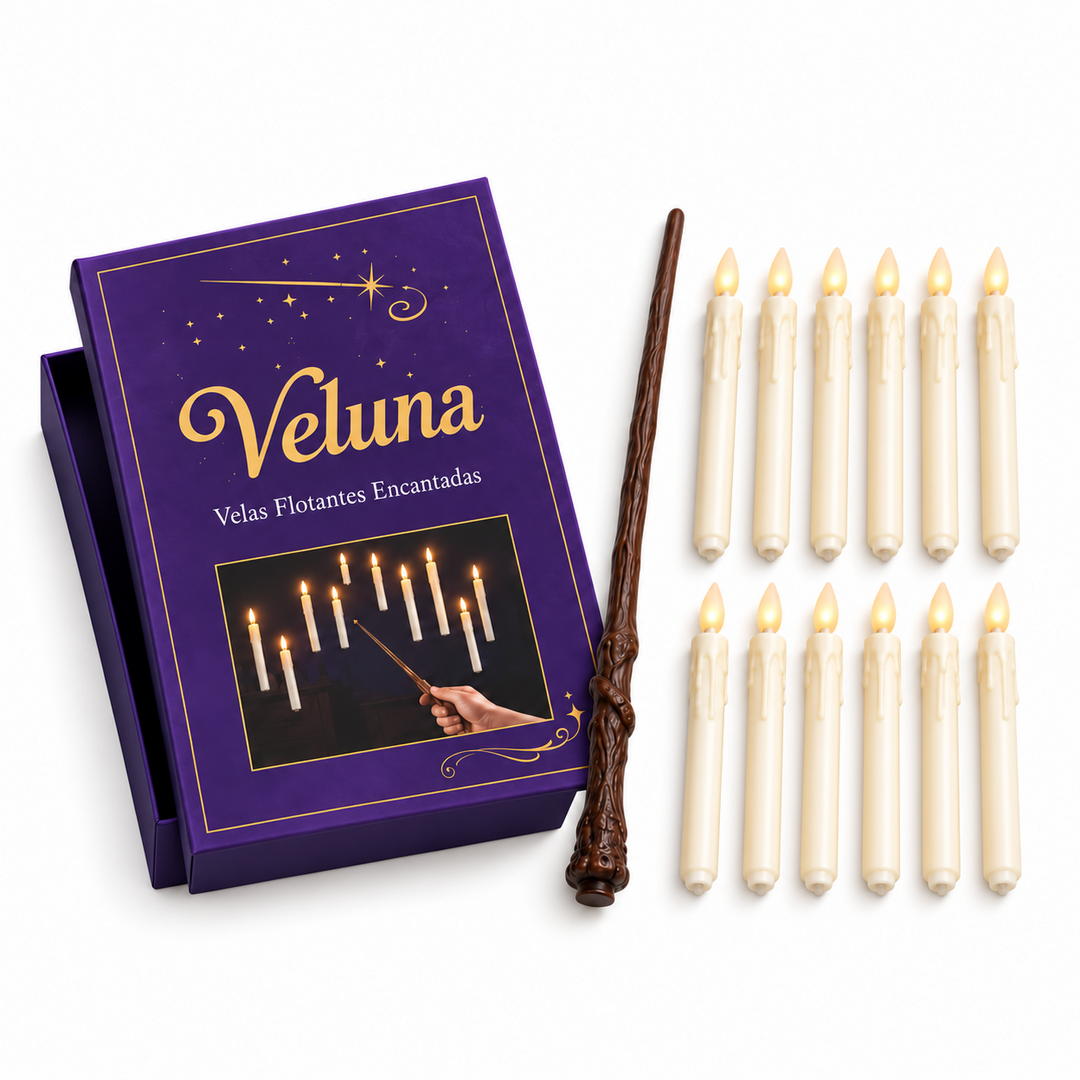 Veluna™ Velas Flotantes con Varita