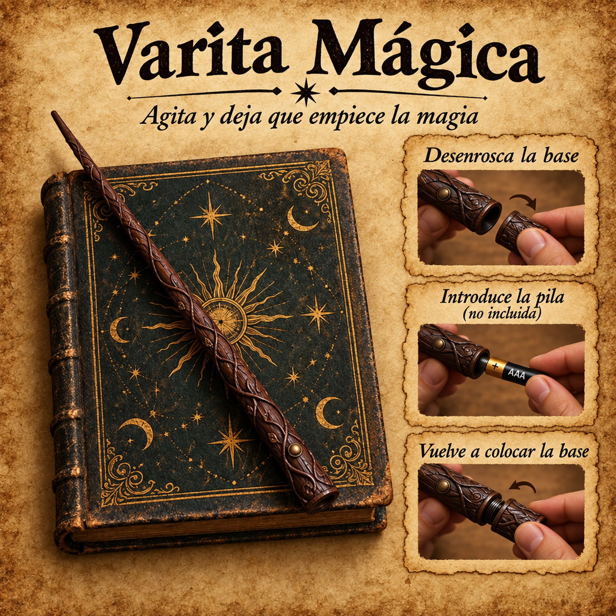 Veluna™ Velas Flotantes con Varita